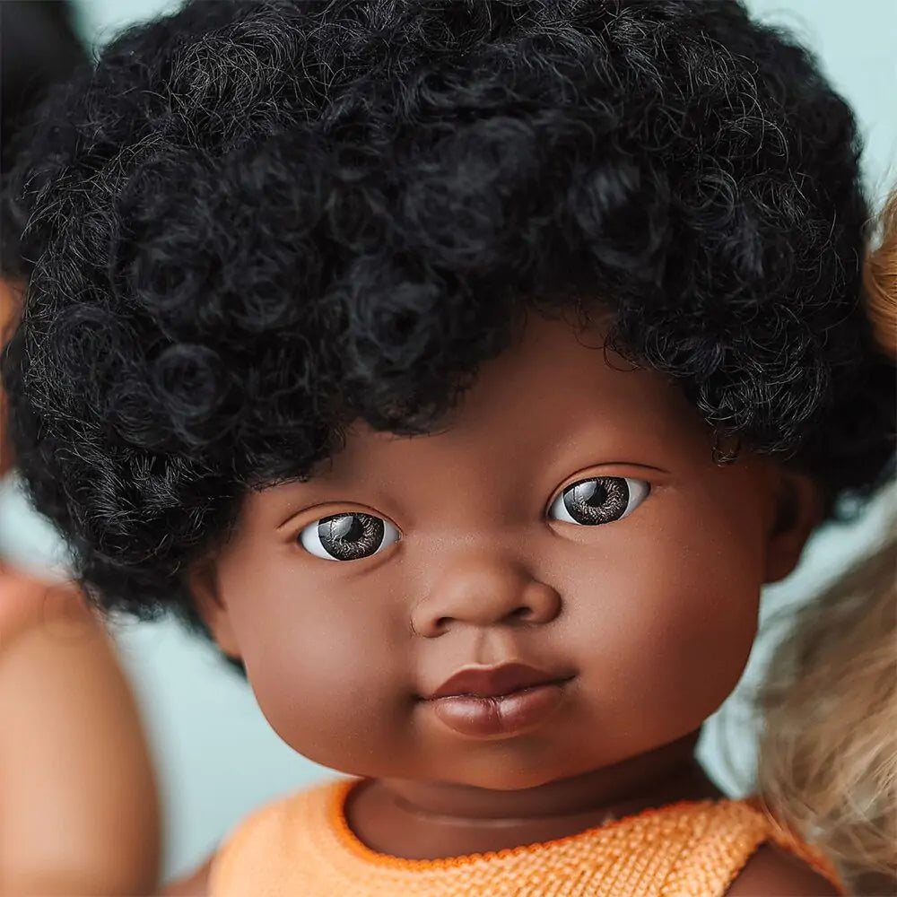 Miniland - Doll - African Girl