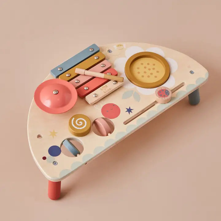 Just Bee Kids - Wooden Table Top Music & Activity Table