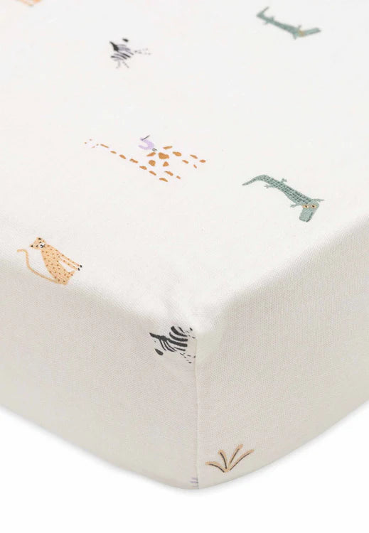 Jollein -  Fitted Sheet 60x120cm - Jungle Jambo