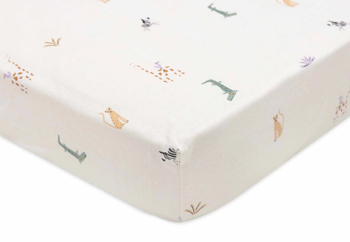 Jollein -  Fitted Sheet 60x120cm - Jungle Jambo