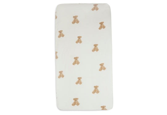 Jollein -  Fitted Sheet 70x140cm - Teddy Bear