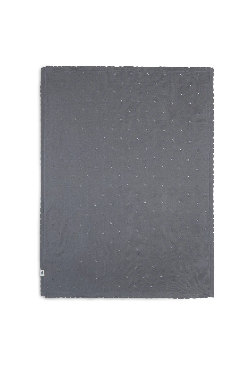 Jollein - Cradle Blanket - Pointelle - Storm Grey