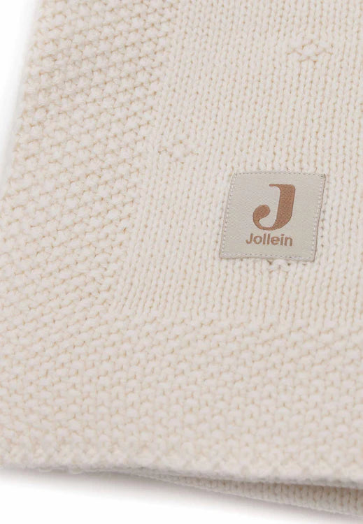 Jollein - Cradle Blanket -  Cosy Knit - Ivory