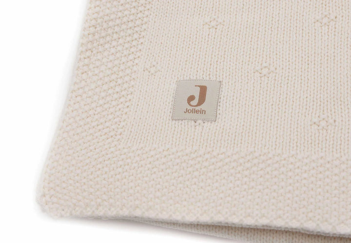 Jollein - Cradle Blanket -  Cosy Knit - Ivory