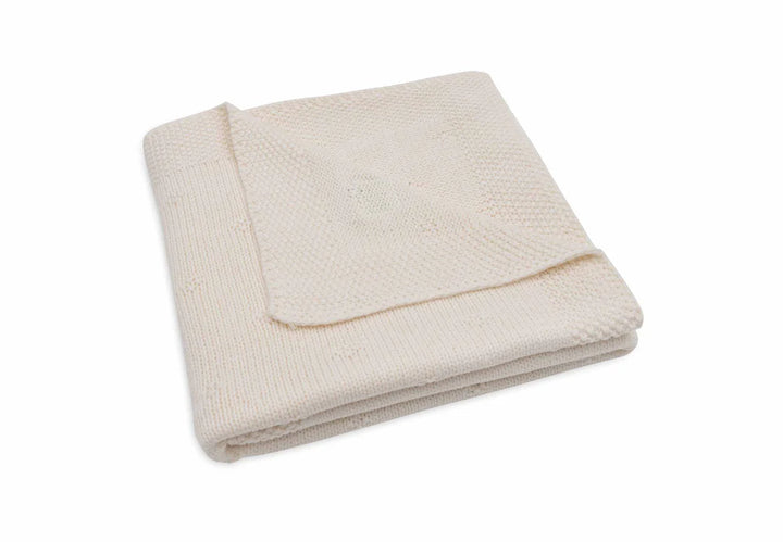 Jollein - Cradle Blanket -  Cosy Knit - Ivory