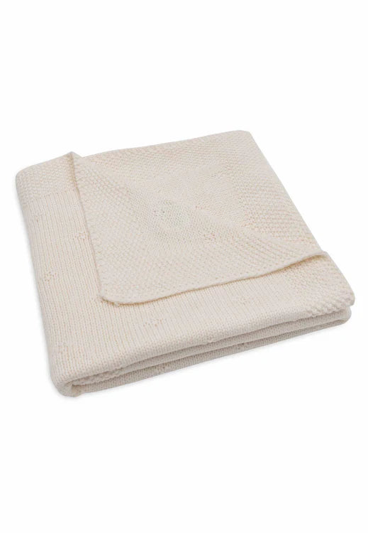 Jollein - Cradle Blanket -  Cosy Knit - Ivory