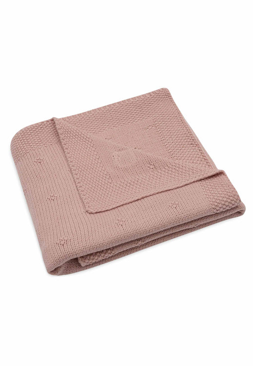 Jollein - Cradle Blanket -  Cosy Knit - Wild Rose