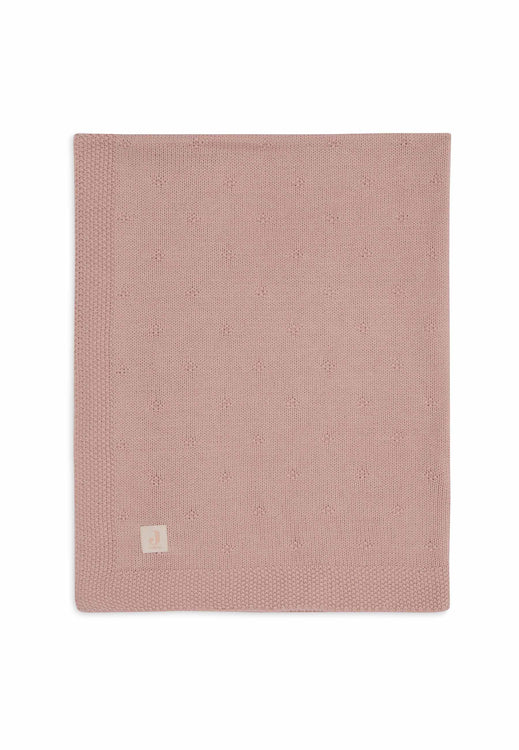 Jollein - Cradle Blanket -  Cosy Knit - Wild Rose