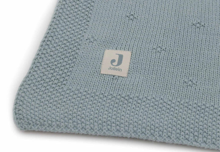 Jollein - Cradle Blanket -  Cosy Knit - Sea Green