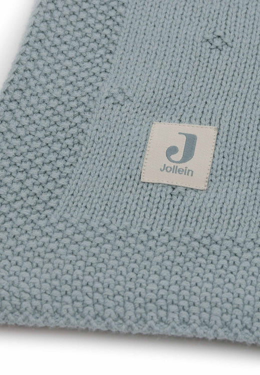 Jollein - Cradle Blanket -  Cosy Knit - Sea Green