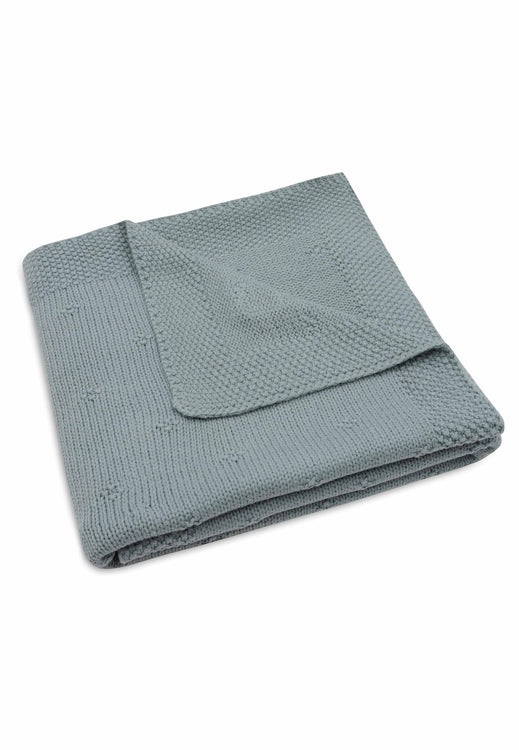 Jollein - Cradle Blanket -  Cosy Knit - Sea Green