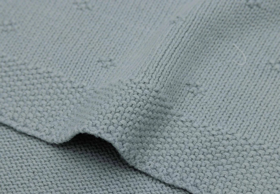 Jollein - Cradle Blanket -  Cosy Knit - Sea Green