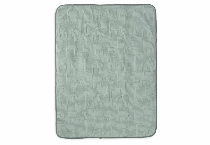 Jollein - Cradle Blanket - Jungle Jambo - Ash Green/Laurel