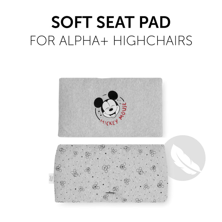 Hauck - Highchair Pad Deluxe - Disney Mickey Mouse Grey