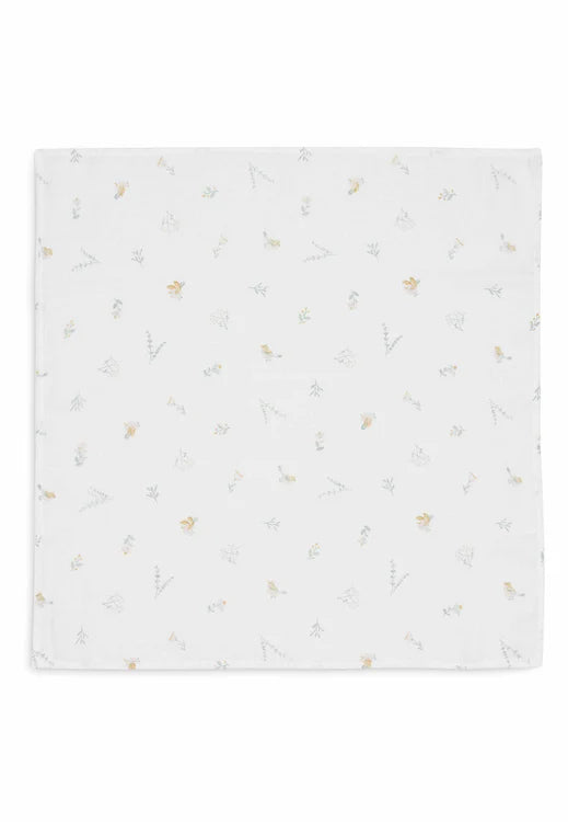 Jollein - Muslin Cloth - 70x70cm - Lovely Birds - 3 Pack