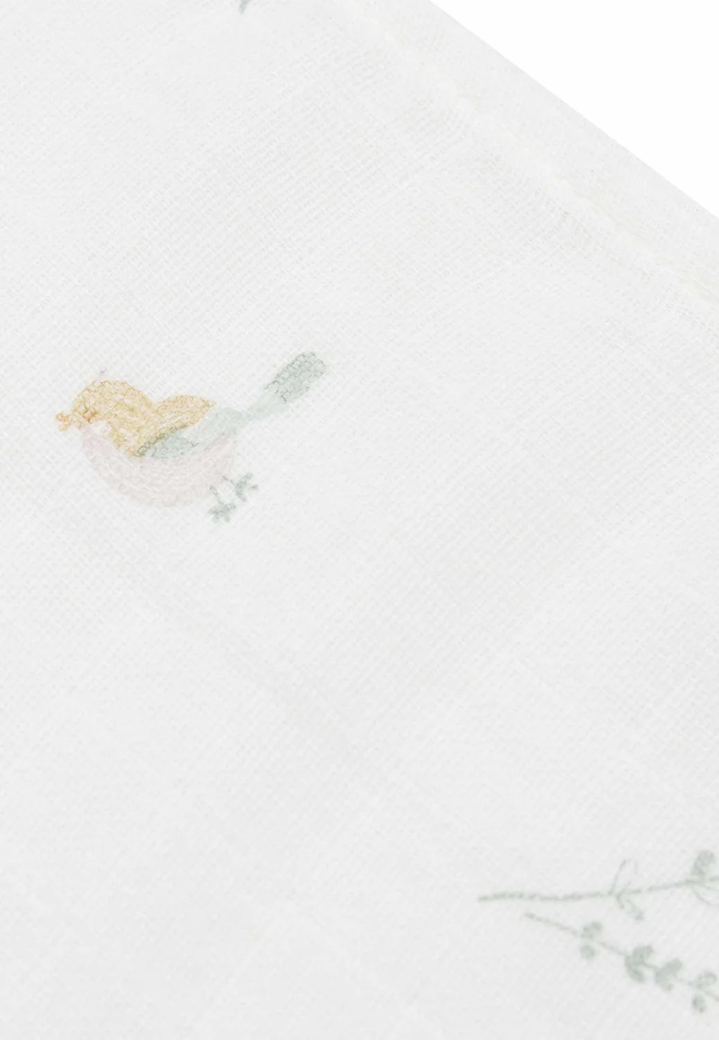 Jollein - Muslin Cloth - 70x70cm - Lovely Birds - 3 Pack