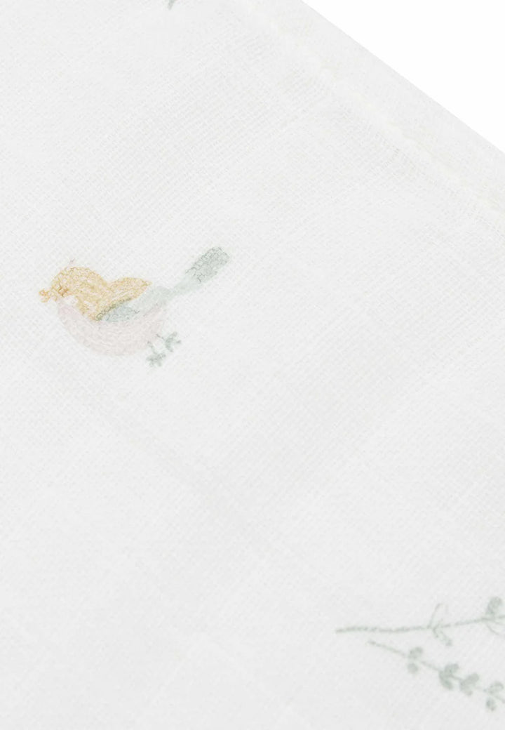 Jollein - Muslin Cloth - 70x70cm - Lovely Birds - 3 Pack