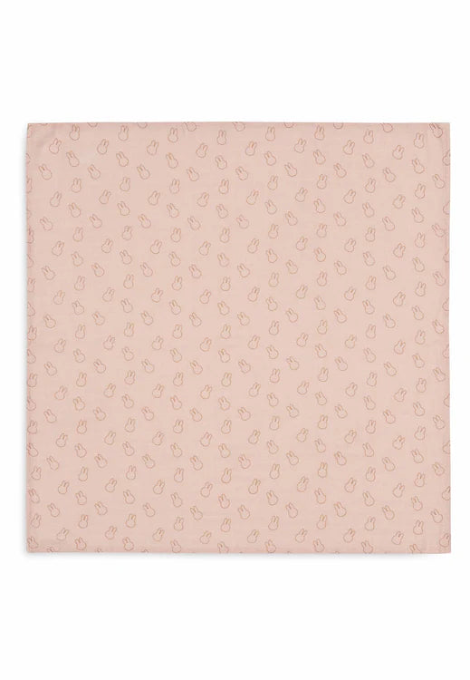 Jollein - Muslin Cloth - 70x70cm Miffy Silhouettes - Wild Rose - 3 Pack