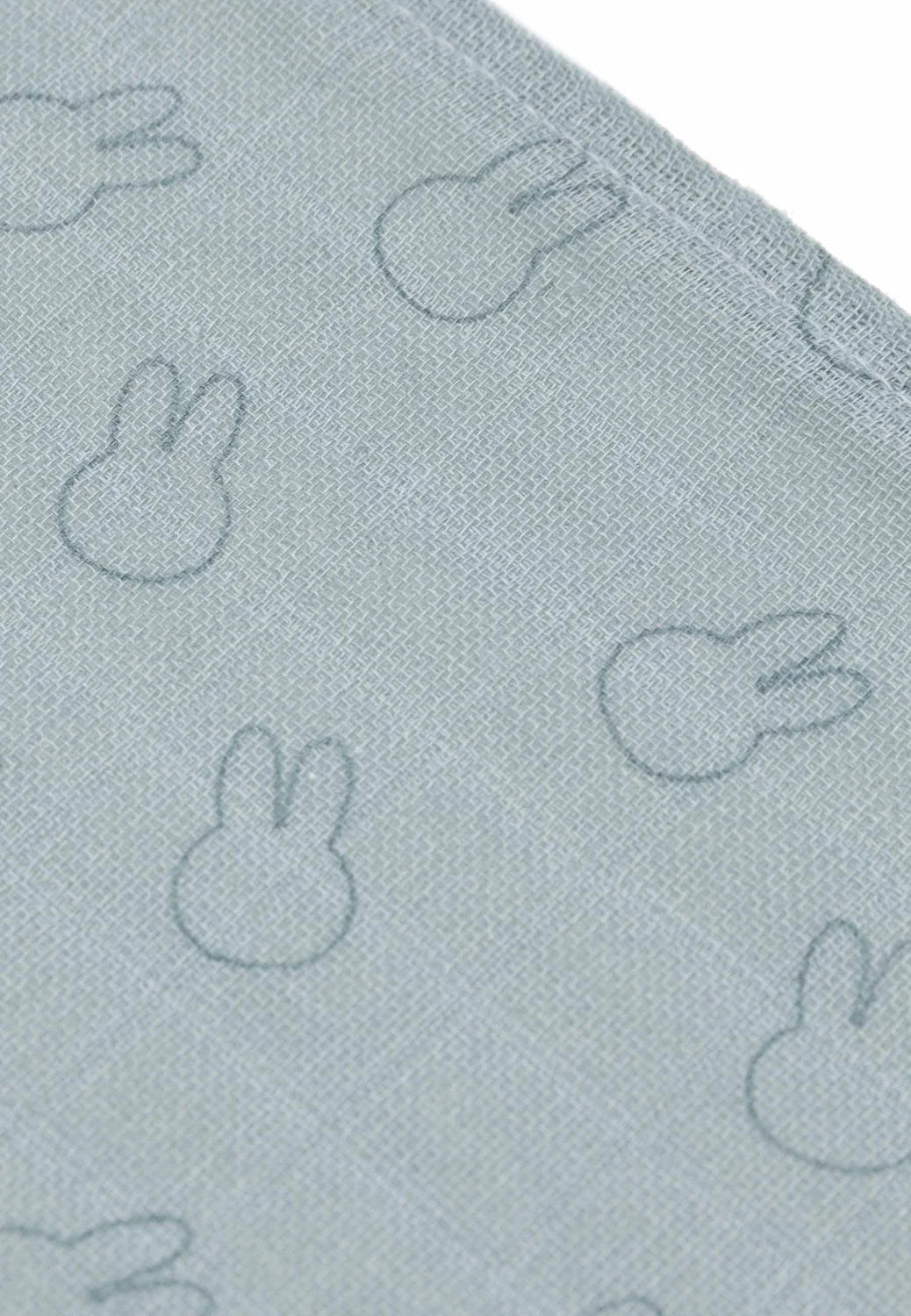 Jollein - Muslin Cloth - 70x70cm Miffy Silhouettes - Sea Green - 3 Pack