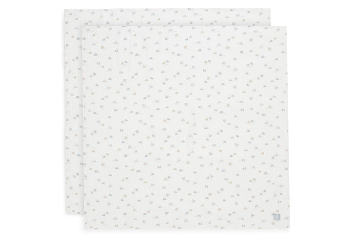 Jollein - Swaddle Muslin Large 115x115cm - On The Go - (2 Pack)