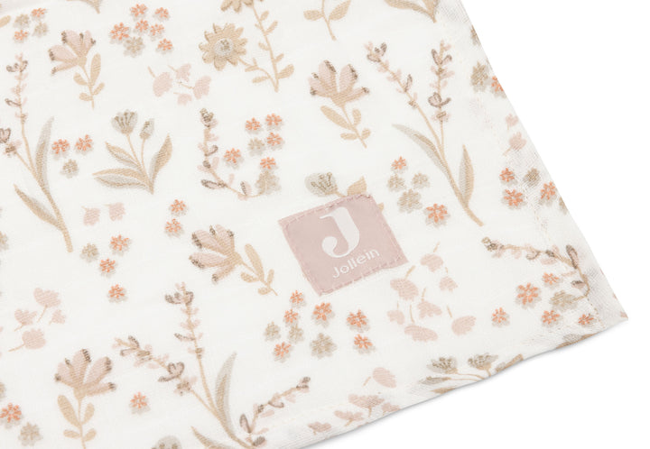 Jollein - Swaddle Muslin Large 115x115cm - Bloomy - (2 Pack)