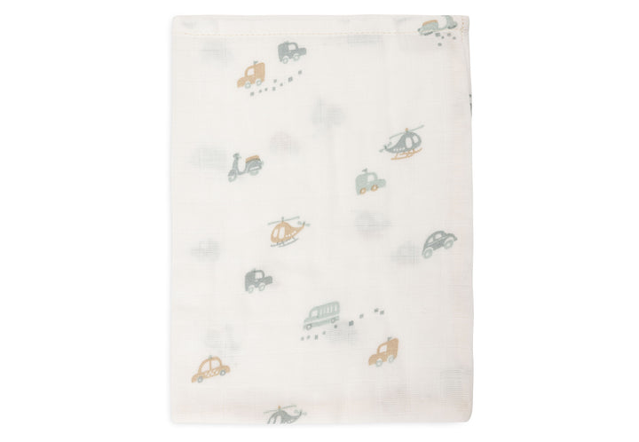 Jollein - Washcloth Muslin 15x20cm - On The Go - (3 Pack)