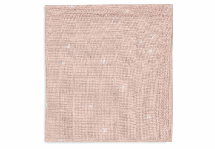 Jollein - Muslin Mouth Cloth 31 x 31cm - Twinkling Wild Rose (3 Pack)