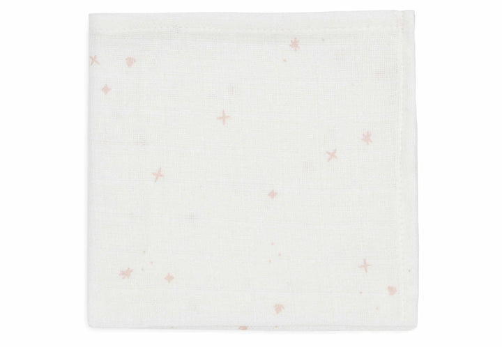 Jollein - Muslin Mouth Cloth 31 x 31cm - Twinkling Wild Rose (3 Pack)