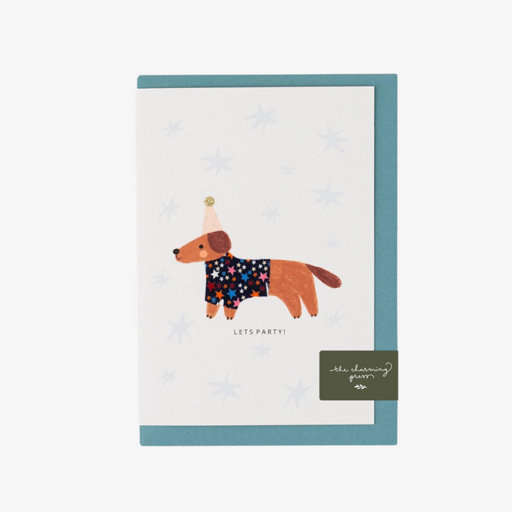 The Charming Press - Birthday Card - Sausage Dog