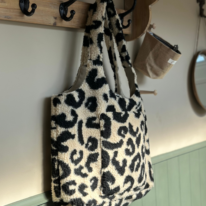 Mabel & Fox - Teddy Tote Bag - Leopard - Mabel & Fox