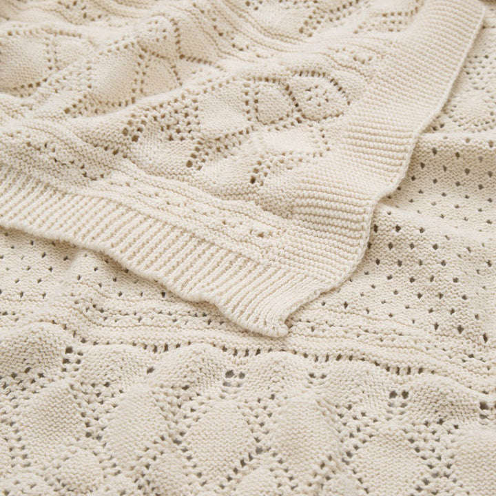 Cam Cam Copenhagen - Blanket Pointelle Knit - Off White