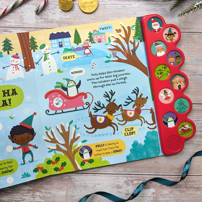 10 Button Sound Book - It's Noisy at the North Pole