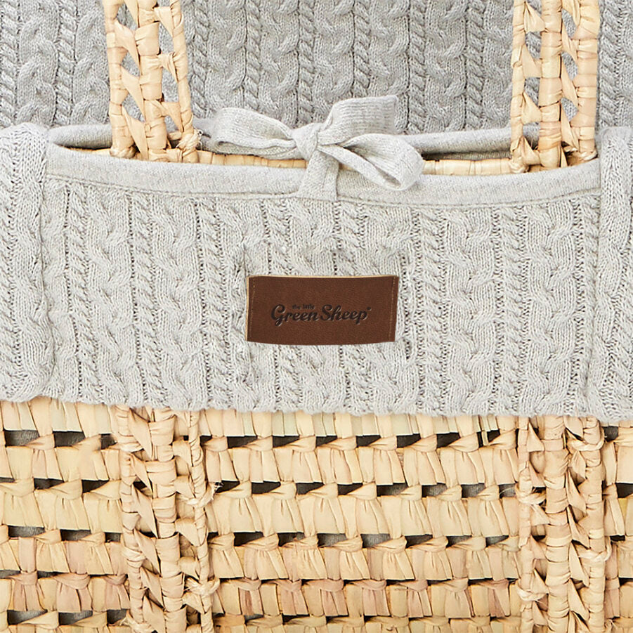 The Little Green Sheep - Moses Basket & Mattress Bundle