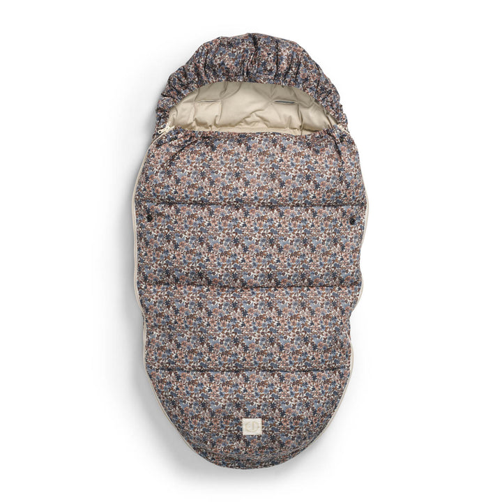 Elodie - Light Down Footmuff - Blue Garden - Mabel & Fox