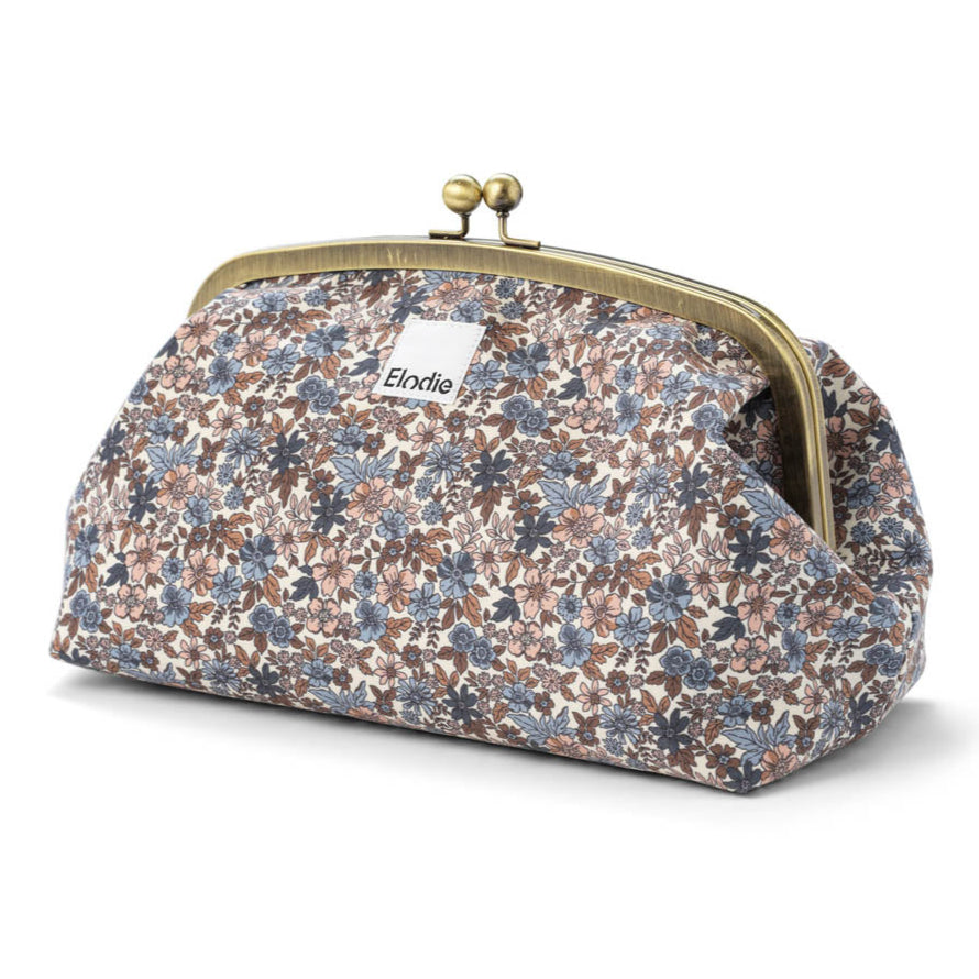 Elodie - Nappy Bag Zip&Go™ - Blue Garden - Mabel & Fox