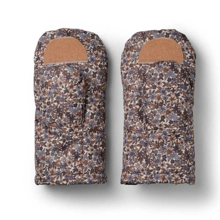 Elodie - Stroller Mittens - Blue Garden - Mabel & Fox