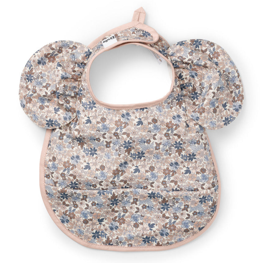 Elodie - Baby Bib - Blue Garden