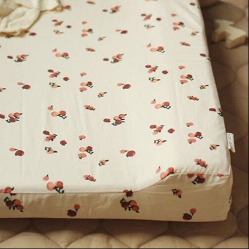 Avery Row - Changing Cushion Fitted Sheet - Peaches