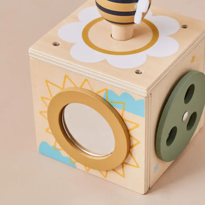 Just Bee Kids - Wooden Mini Activity Cube