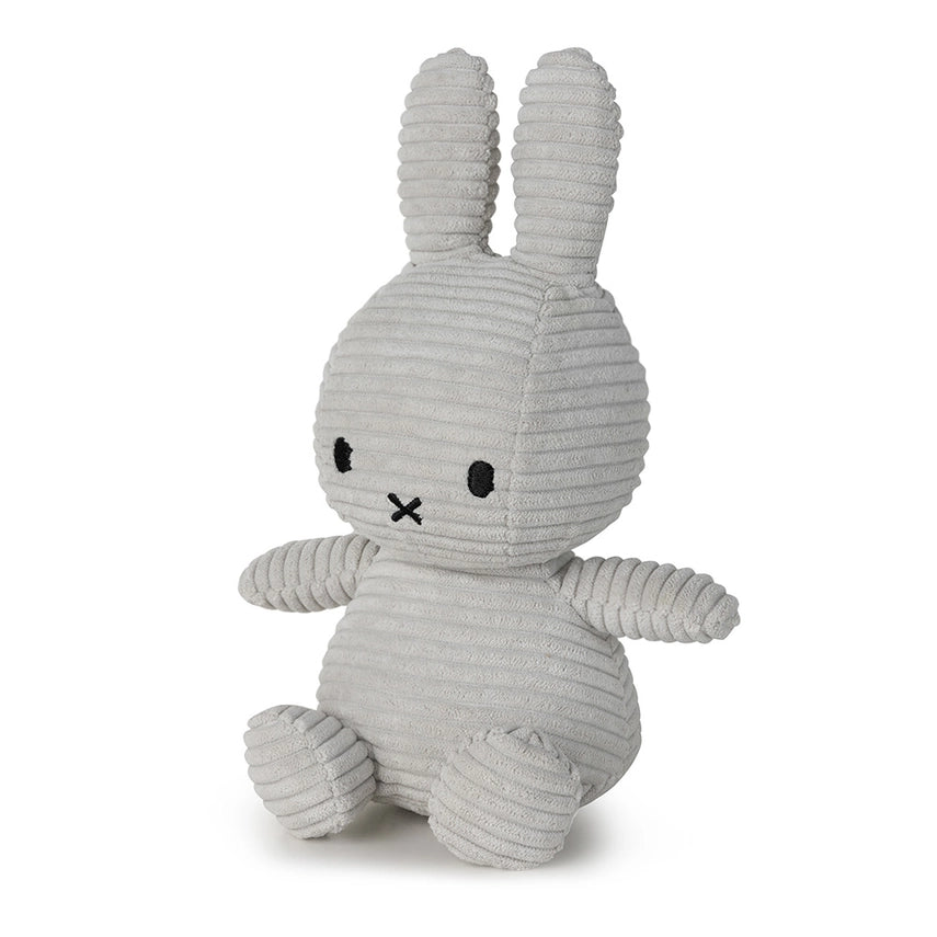 Miffy - Eco Cuddly Toy - Corduroy Soft Grey - 23cm