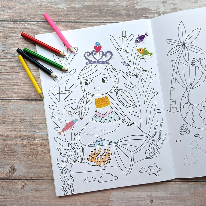 Dress Me Up Colouring and Activity Book - Mermaids