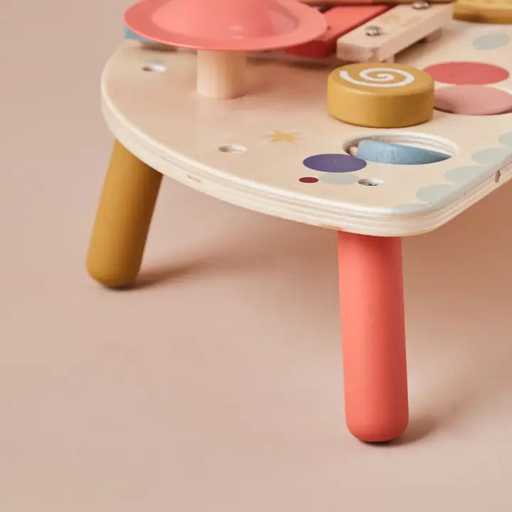 Just Bee Kids - Wooden Table Top Music & Activity Table