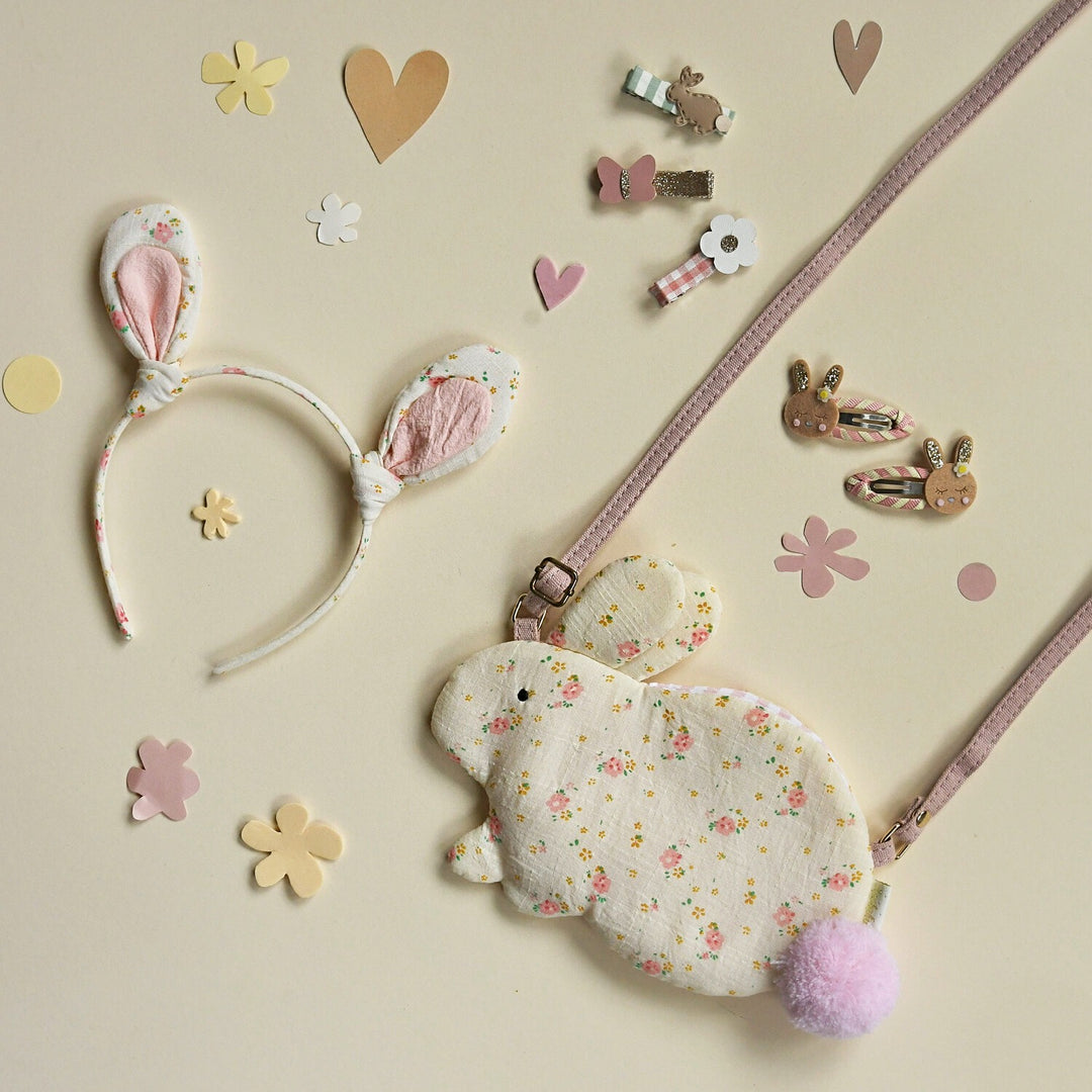 Rockahula - Snap Clips - Stripy Bunny Clips - Mabel & Fox