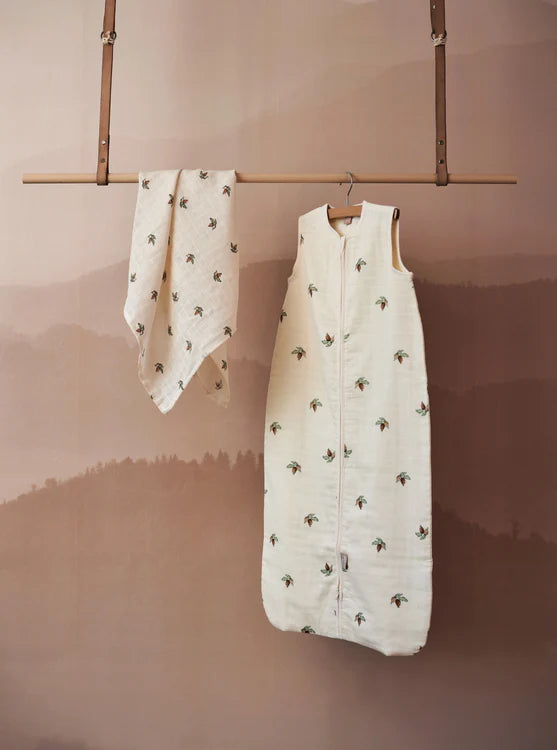 Jollein - Swaddle Muslin 115 x 115cm - Rosehip (2 Pack)