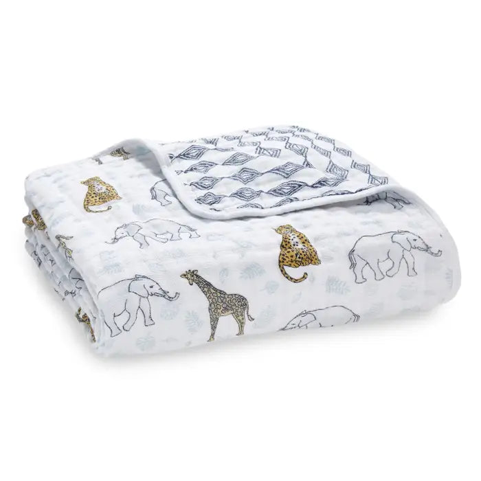 Aden + Anais - Cotton Muslin Dream Blanket - Jungle - Mabel & Fox