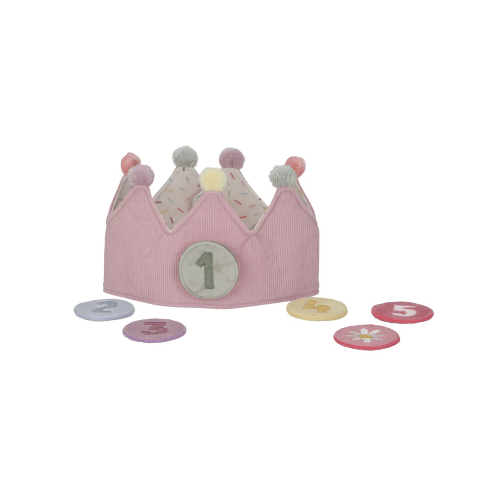 Little Dutch - Birthday Crown with Numbers - Pink