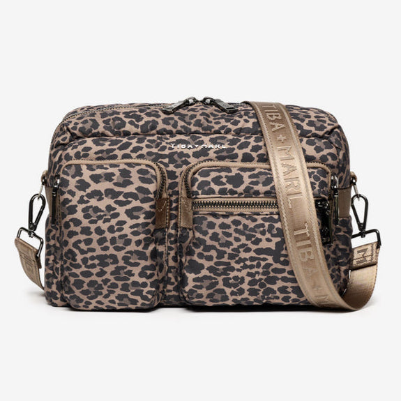 Tiba + Marl - Axel Organiser - Brown Tonal Leopard - Mabel & Fox