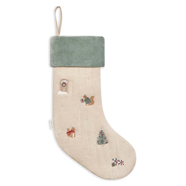 Avery Row -  Christmas Stocking - Festive Forest Squirrel