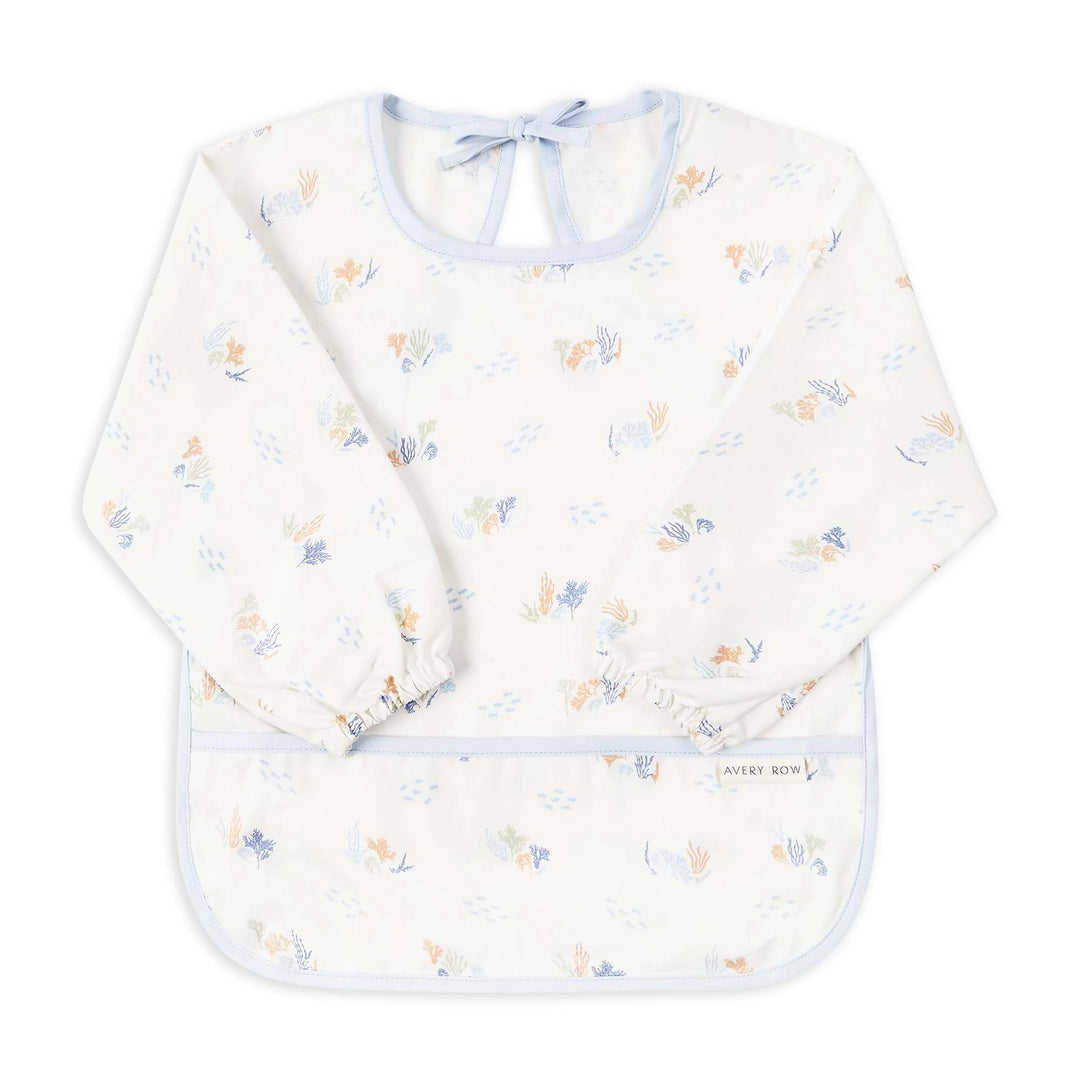 Avery Row - Organic Sleeved Baby Bib - Coastline