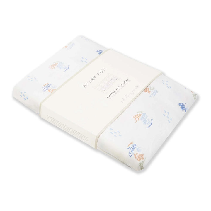 Avery Row - Cot Bed Fitted Sheet - Coastline